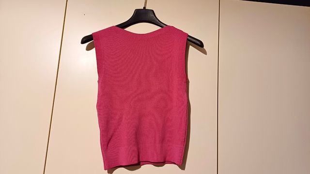 Top corto rosa fuxia