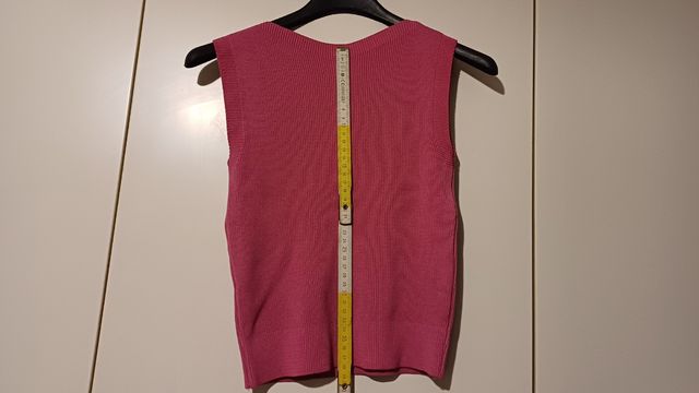 Top corto rosa fuxia