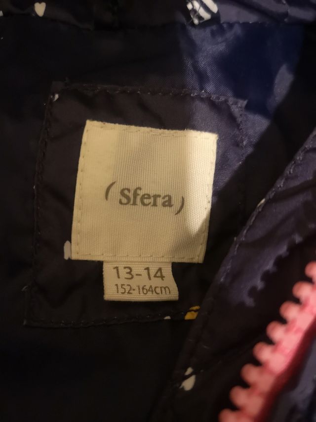 Abrigo sfera talla 13/14 años
