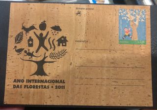 Postal cortiça 2011 - Portugal