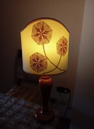 lampada da tavola vintage anni 80