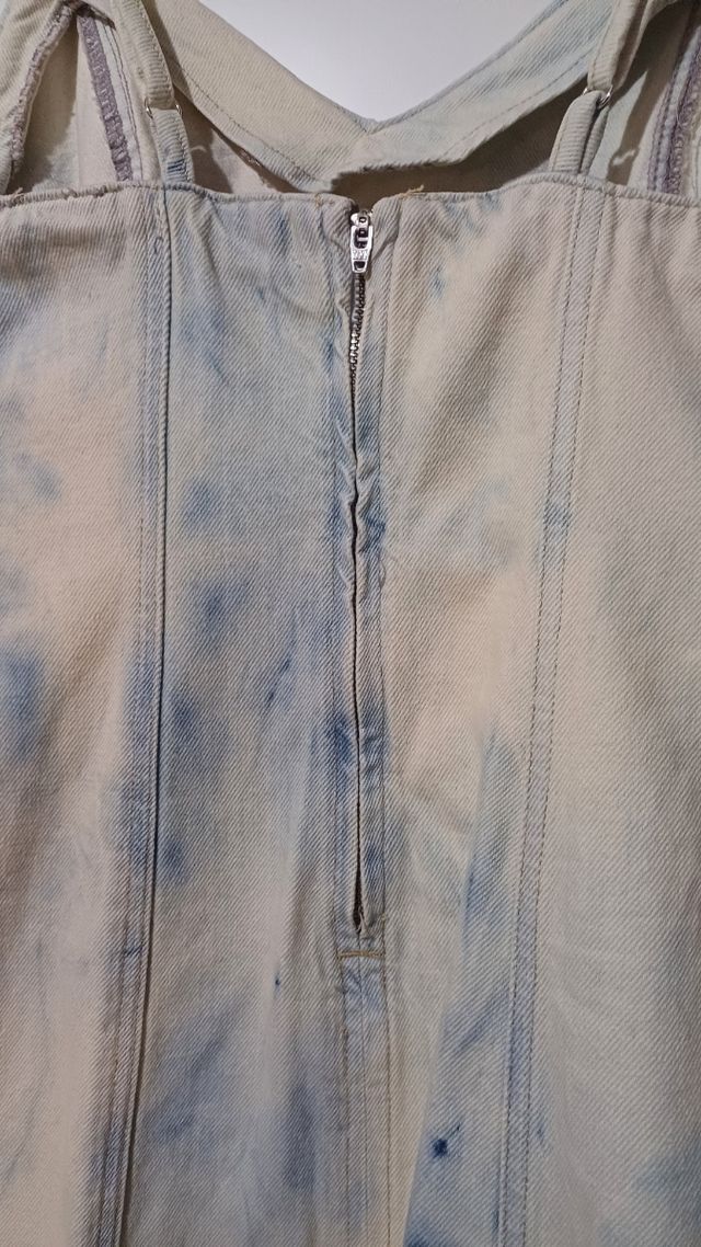 Abito in denim con spalline Stradivarius