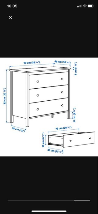 Cajonera blanca ikea