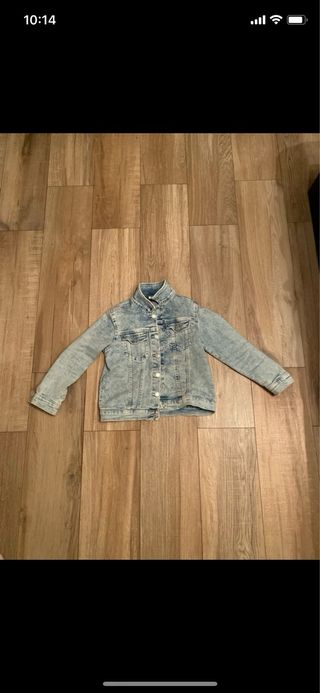 Giubbino jeans bambina