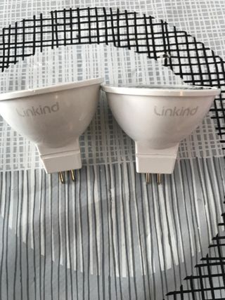 Bombillas led mr16 o gu5 de 12v 3,5 w 2700K 7 unid