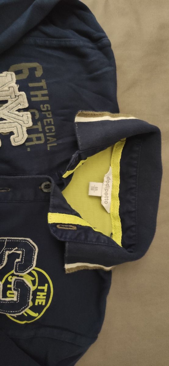 Felpa polo bimbo 6 anni