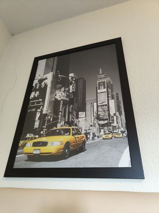 MARCO 67x87  Lámina TIMES SQUARE, NUEVA YORK, IKEA