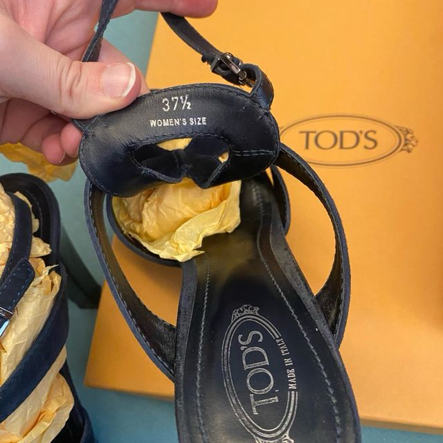 Sandali donna camoscio con plateau Tod’s