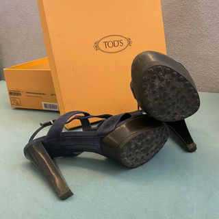 Sandali donna camoscio con plateau Tod’s