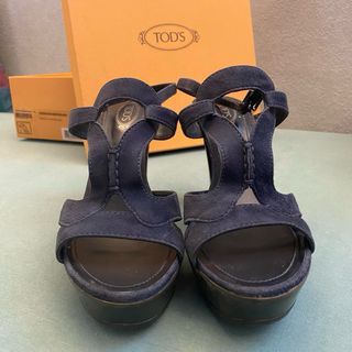 Sandali donna camoscio con plateau Tod’s