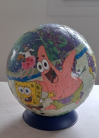 Puzzle esférico Bob Esponja.