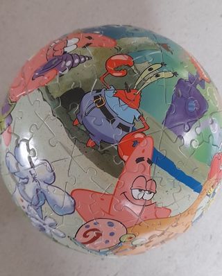 Puzzle esférico Bob Esponja.