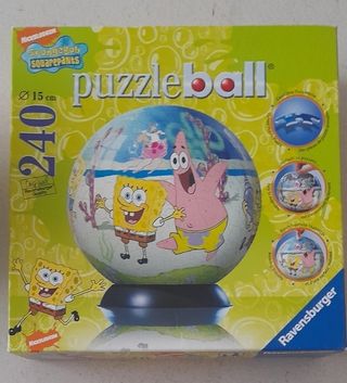 Puzzle esférico Bob Esponja.