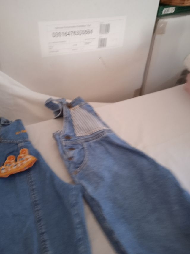 Petos vaqueros bebé 