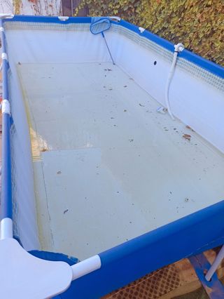 Piscina con depuradora