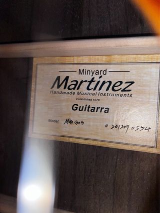 Guitarra española martinez