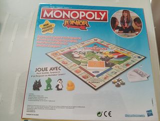Monopoly junior Edición francesa.