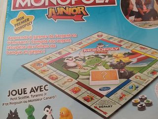 Monopoly junior Edición francesa.