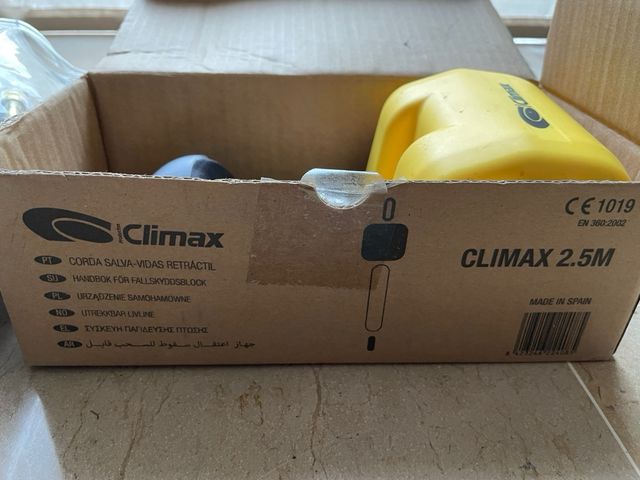 Conjunto arnés + eslinga + anticaidas