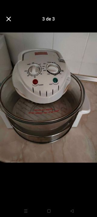 Horno con ventilador 