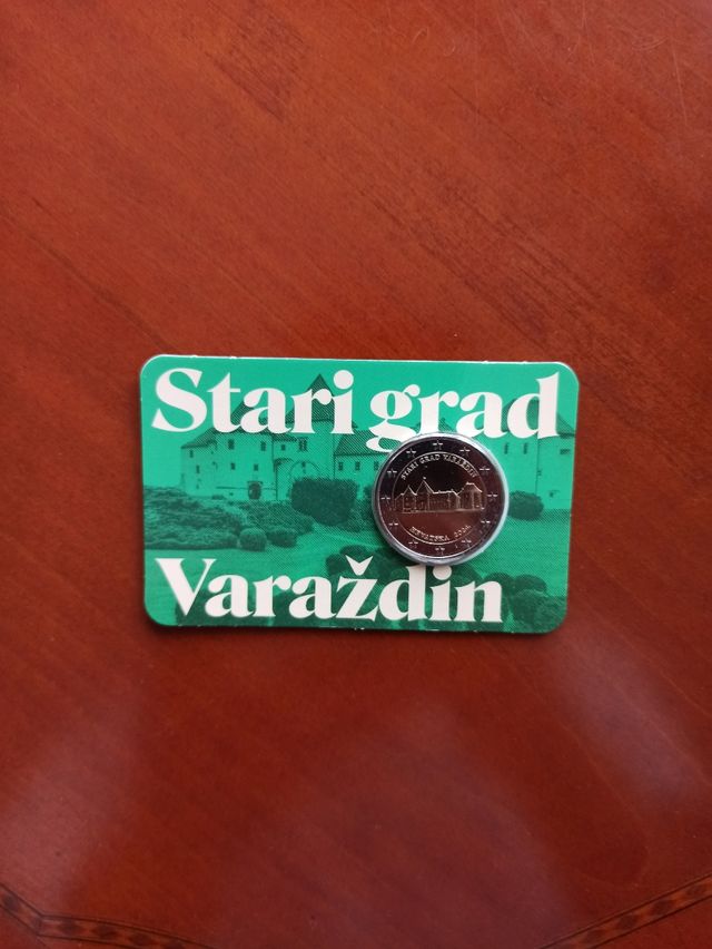 COINCARD 2€ CIUD VARAZDIN CROACIA 24