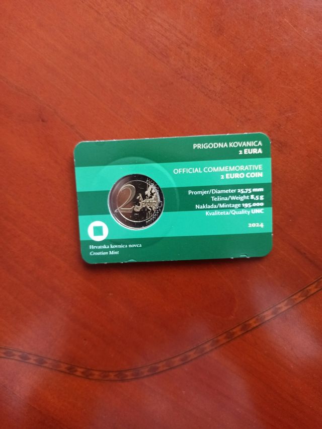 COINCARD 2€ CIUD VARAZDIN CROACIA 24