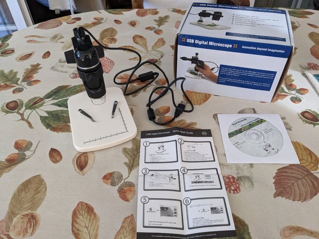 Microscopio digital USB