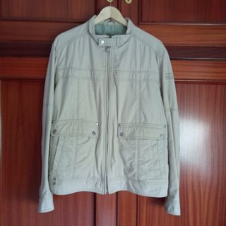 Chaqueta vaquera beige/crema hombre 