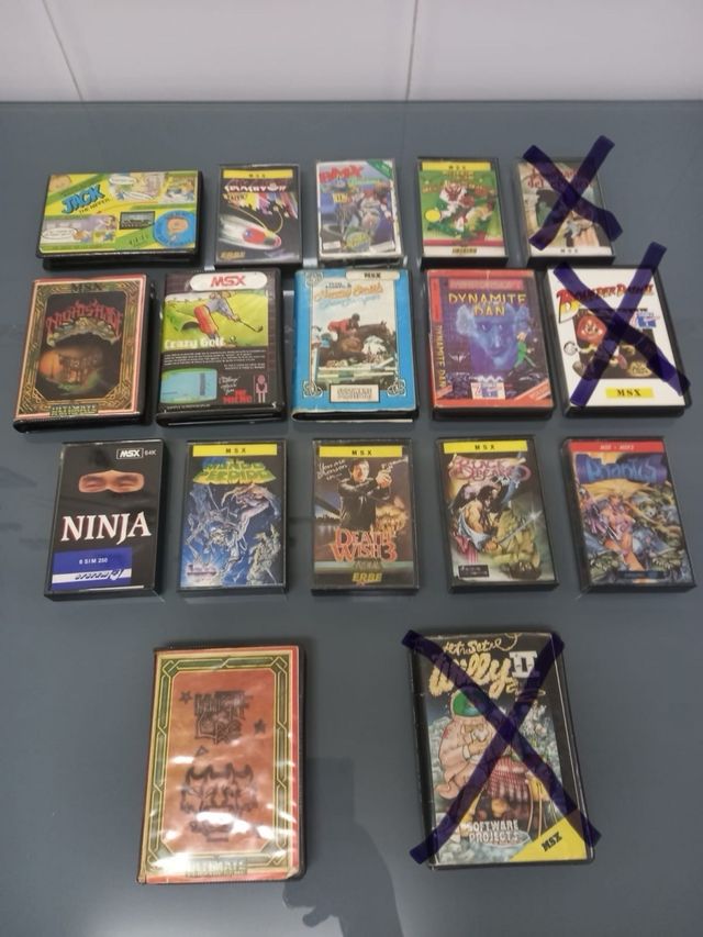Lote juegos para msx