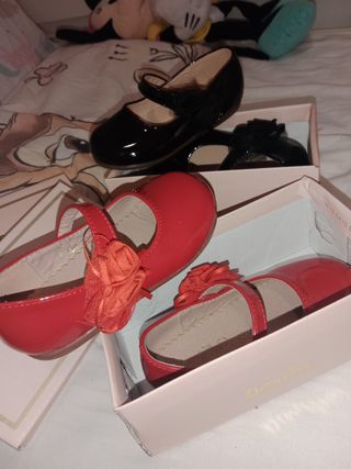 Botines de cuña marrones