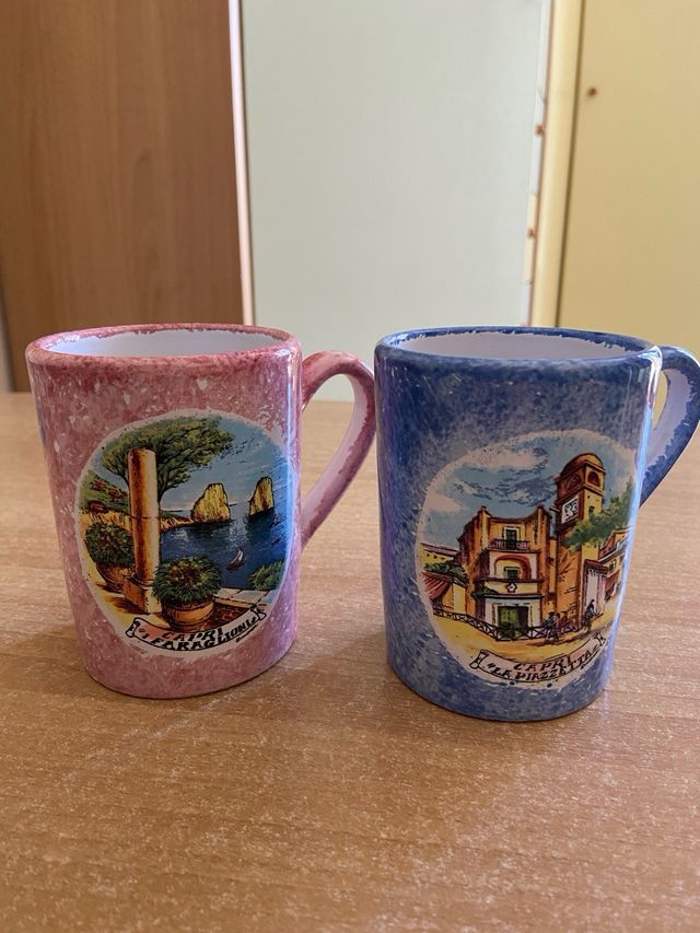 Tazze da colazione in ceramica Capri