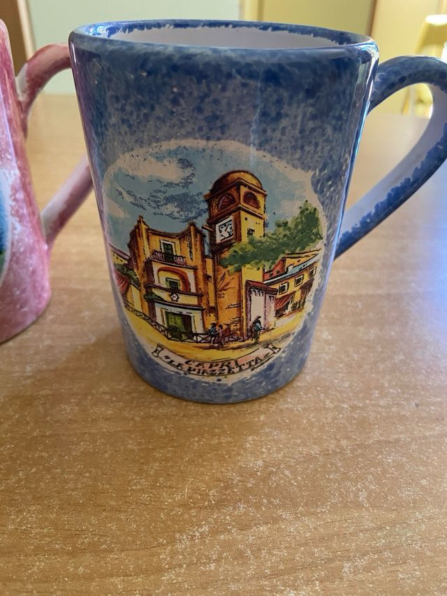 Tazze da colazione in ceramica Capri