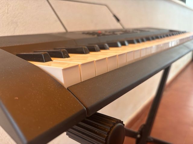 Teclado piano portatil y soporte