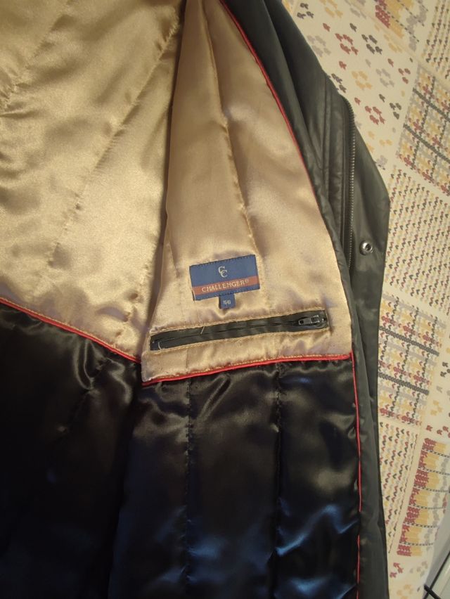 Abrigo impermeable hombre