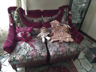 Divano completo di 5 sedute stile Roccocò