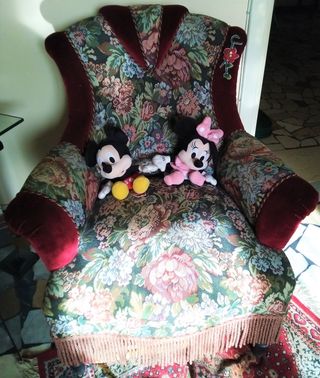 Divano completo di 5 sedute stile Roccocò