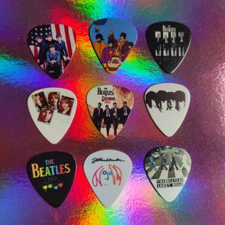 9 Púas de guitarra The Beatles
