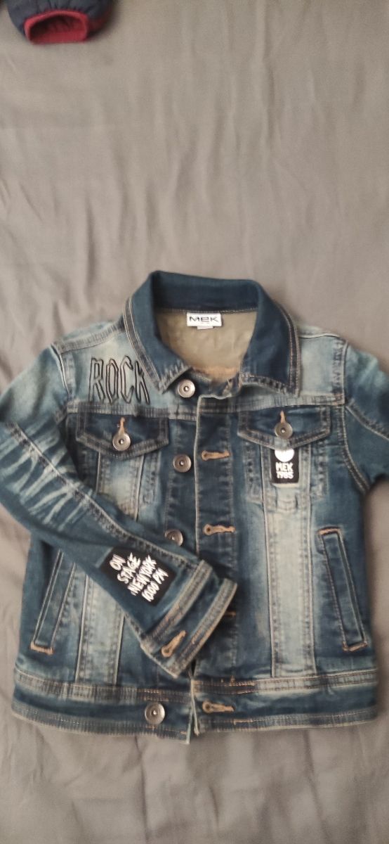 Giacca in denim bimbo 6 anni