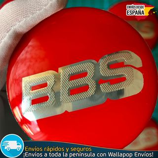 X4 Emblemas BBS 65mm Pegatinas Emblemas Tapacubos