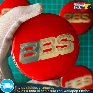 X4 Emblemas BBS 65mm Pegatinas Emblemas Tapacubos