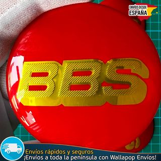 X4 Emblemas BBS 65mm Pegatinas Emblemas Tapacubos