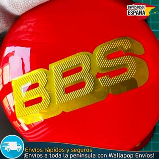 X4 Emblemas BBS 65mm Pegatinas Emblemas Tapacubos