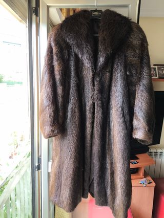 Abrigo de piel