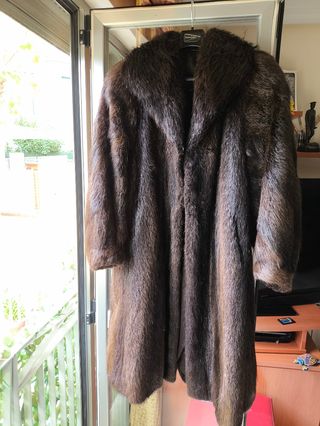 Abrigo de piel