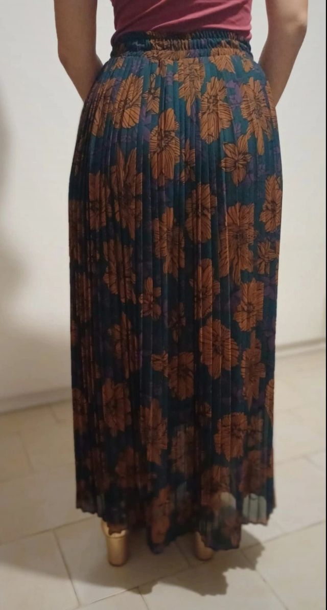 Gonna lunga plissettata