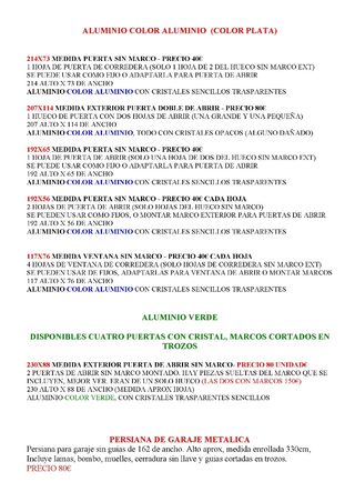 Ventana 184x98 aluminio corredera