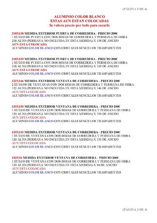 Ventana 184x98 aluminio corredera