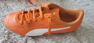 Botas futbol puma naranjas talla 35 1