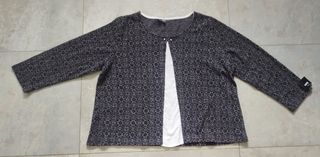 Camiseta señora negra talla 50
