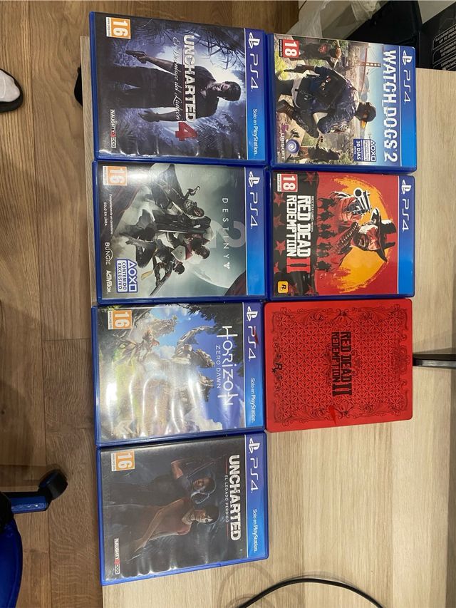 Pack de juegos ps4 de aventuras y acción